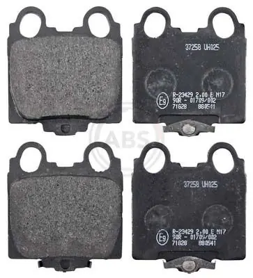 A.B.S. Bremsbelagsatz, Scheibenbremse (37258) KFZ-6907984 Must-Have