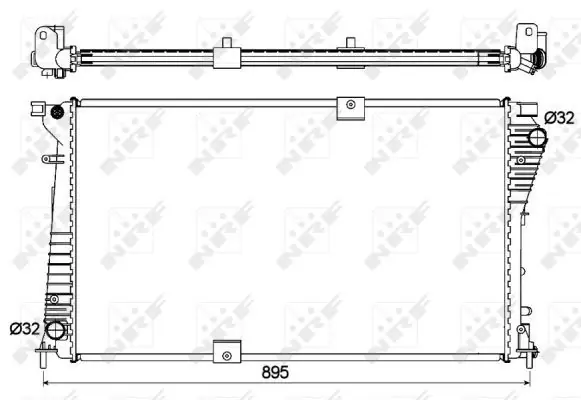 NRF Kühler, Motorkühlung (53123) KFZ-6949227 Bestseller