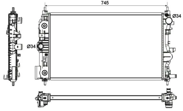 Begrenztes Angebot NRF Kühler, Motorkühlung (53131) KFZ-6949266