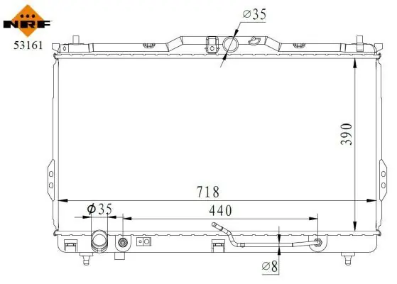 Bestseller NRF Kühler, Motorkühlung (53161) KFZ-6949305