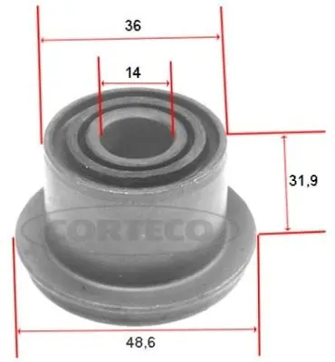Top-Angebot CORTECO Lagerung, Lenker (21652441) KFZ-6865055