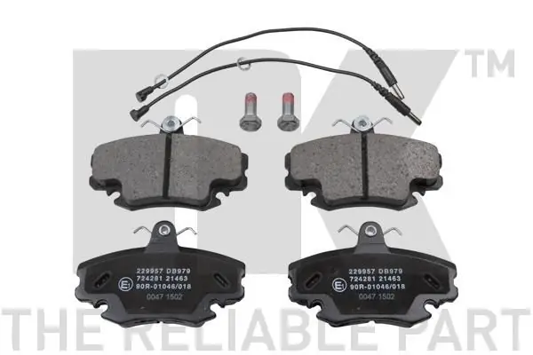 Bestpreis NK Bremsbelagsatz, Scheibenbremse (229957) KFZ-6867825