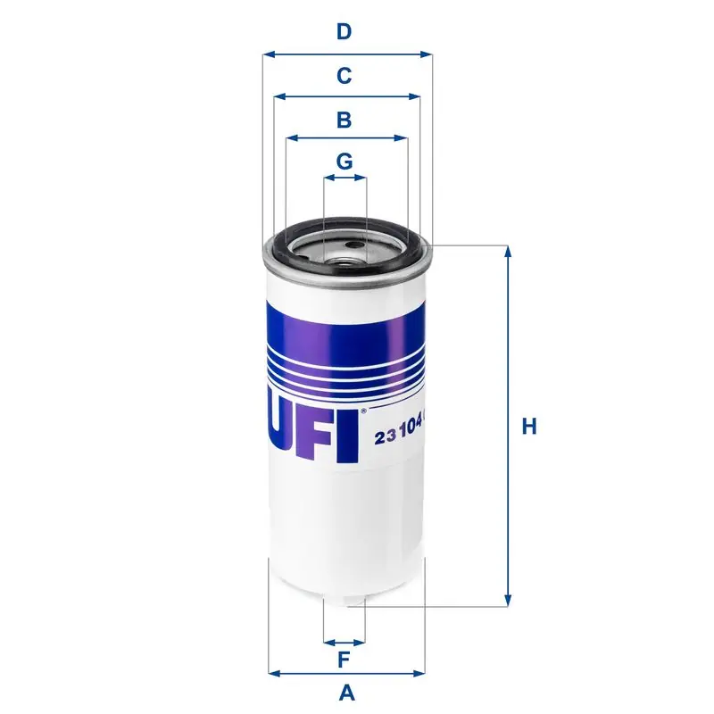 UFI Ölfilter (23.104.00) KFZ-6868000 Preis Gesenkt