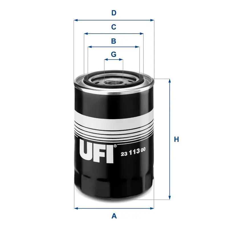UFI Ölfilter (23.113.00) KFZ-6868008 Angebot