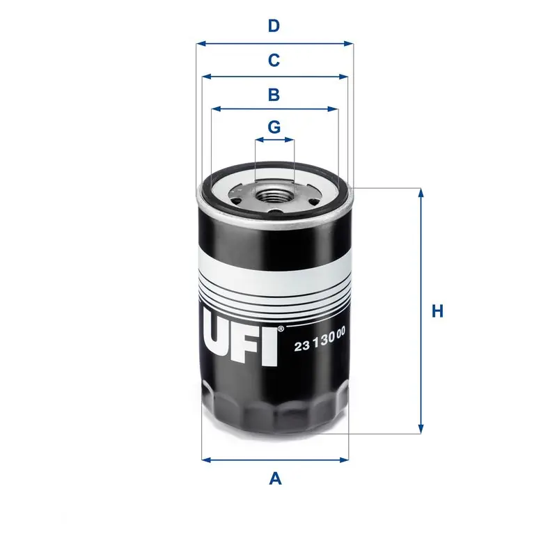 Nur Heute UFI Ölfilter (23.130.00) KFZ-6868020