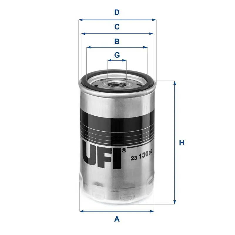 Nur Heute UFI Ölfilter (23.130.02) KFZ-6868022
