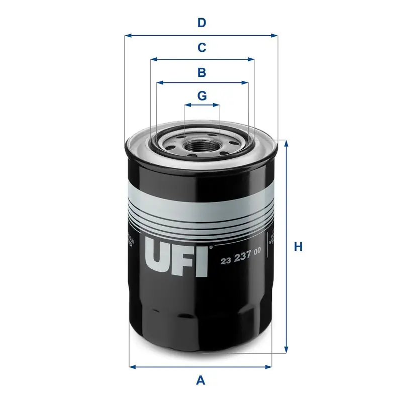 Heißes Angebot UFI Ölfilter (23.237.00) KFZ-6868072