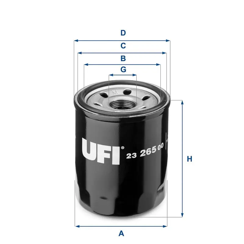 UFI Ölfilter (23.265.00) KFZ-6868088 Online Kaufen