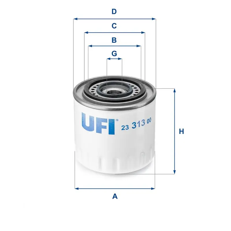 Direkt Vom Hersteller UFI Ölfilter (23.313.00) KFZ-6868106