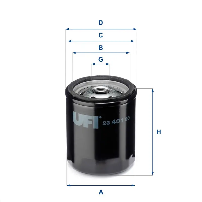 UFI Ölfilter (23.401.00) KFZ-6868107 Sale