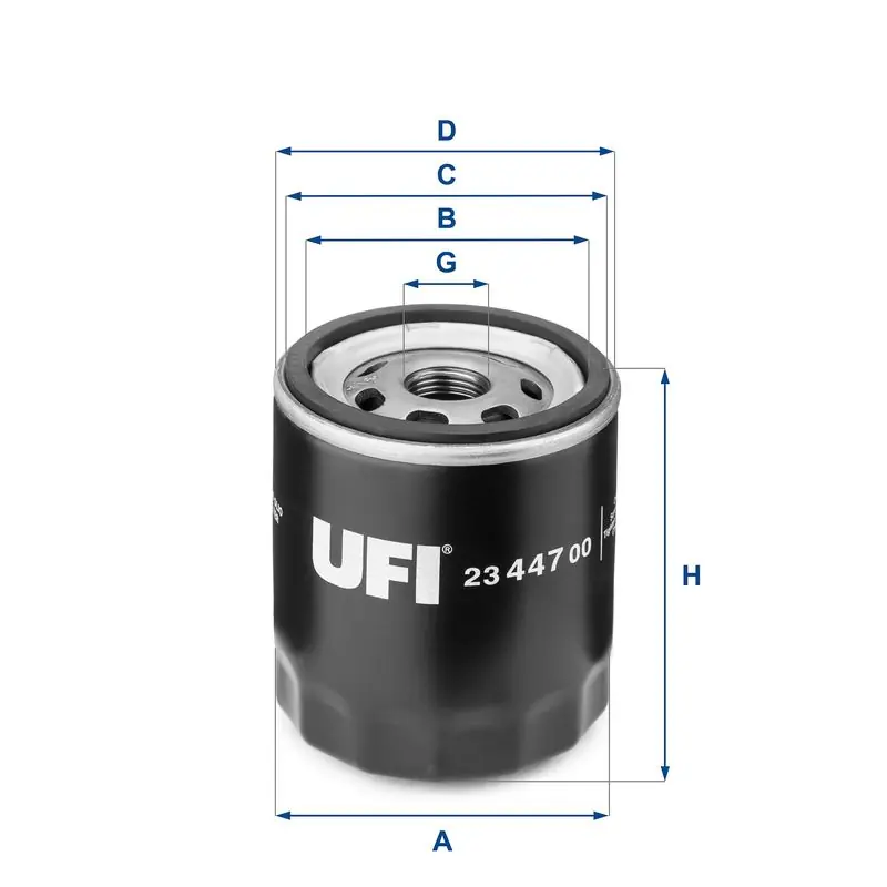 UFI Ölfilter (23.447.00) KFZ-6868139 Jetzt Bestellen