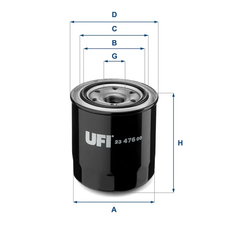 Nur Für Kurze Zeit UFI Ölfilter (23.476.00) KFZ-6868153