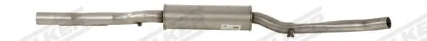 Zertifiziert WALKER Mittelschalldämpfer (23039) KFZ-6868725