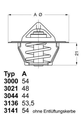 Sichere Zahlung BorgWarner (Wahler) Thermostat, Kühlmittel (3000.83) KFZ-6889445